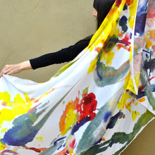 Load image into Gallery viewer, WILD SILK Eucalyptus erythrocorys: Illyarrie Scarf
